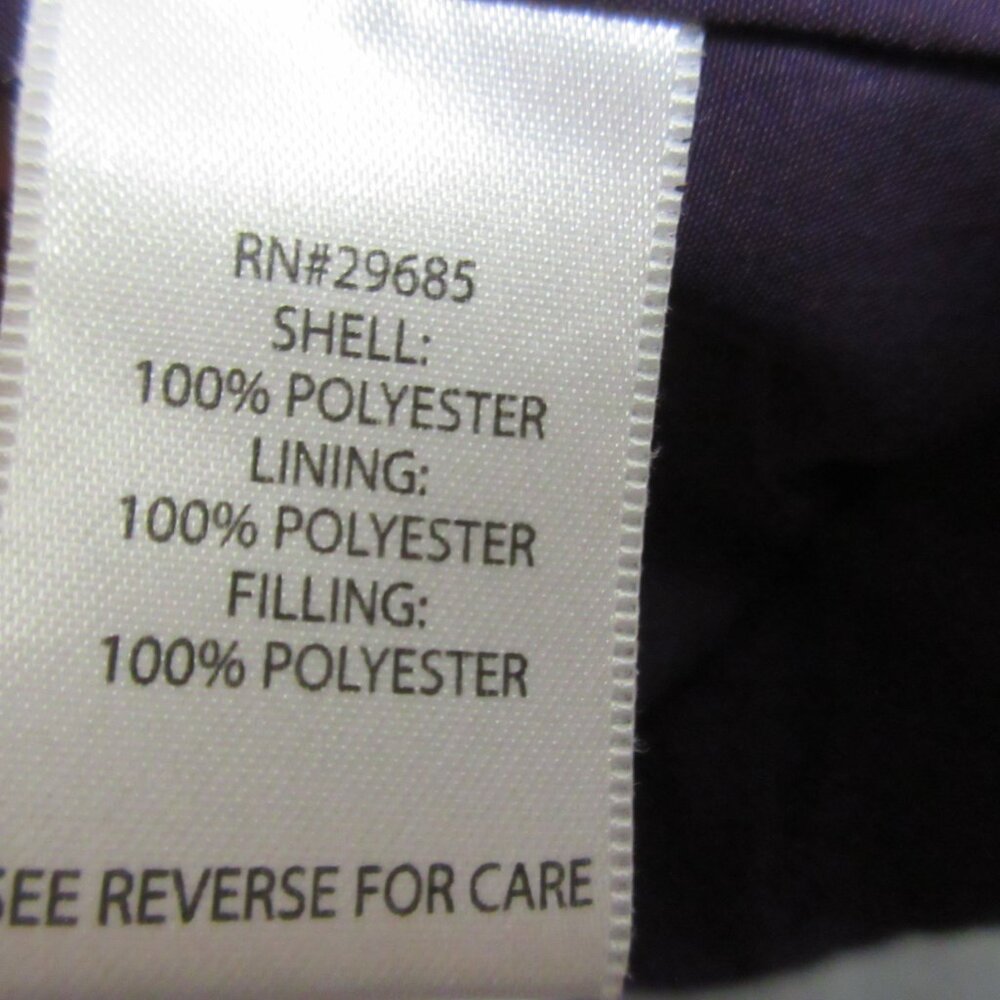 Pendleton Quilted Puffer Jacket Purple Belted Med… - image 8